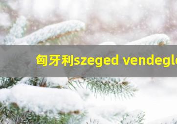 匈牙利szeged vendeglo